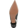 thumbnail image 5 of Franco Sarto Women's Marlow Slingback Kitten Heel Pump Black Leather 7.5M, 5 of 5
