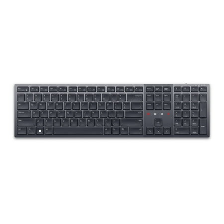 Dell Premier KB900 - Keyboard - collaboration - backlit - wireless - 2.4 GHz, Bluetooth 5.1 - QWERTY - US - graphite - with 3 years Advanced Exchange Service