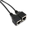 thumbnail image 2 of CNKOO Network Splitter RJ45 Ethernet Cable Adapter Male To Female 2 Way LAN Adaptor Cord High Speed Cable, 2 of 5