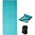thumbnail image 1 of Toalla de Tapete de Yoga YR con Líneas de Alineación, 72''x24'' Toallas de Yoga Calientes Antideslizantes para Entrenamiento de Gimnasio de Pilates, Verde Azulado, 1 of 8