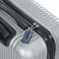 thumbnail image 7 of Security Steel Cable with 4 Digit Combination Lock, 2 Set 1.6Ft Coated Safety Wire Rope Double Loop Padlock, Blue, 7 of 7