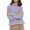 Purple, variant on Winter Clothing for Women Oversized Sweatshirt Crewneck Crewneck Sweatshirt Long Sleeve Pack