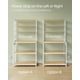 thumbnail image 5 of Cafetería Bakers Rack VASAGLE con estantes de almacenamiento de 6 niveles UKKS119Y01, 5 of 9