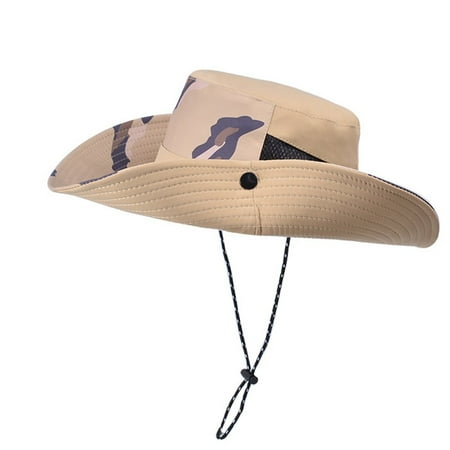 ikailun Camouflage Sun Protection Hat Outdoor Hiking Fishing Sun Hat For Men