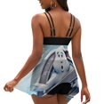 thumbnail image 4 of Logo Ghostbusters Frozen Empire Women's Split Skirt Swimwear Two-Piece Swimsuit Backless Bikini Set Summer Holiday Beach Adjustable Bathing Suit, 4 of 6