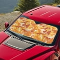 thumbnail image 5 of Xixirimido Windshield Sunshade for Car Foldable Front Window Cover Sun Shade Sun Visor Block UV Rays Universal Fit Automotive Accessories, Camouflage Orange, 5 of 8