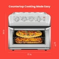 thumbnail image 7 of Chefman Air Fryer + Toaster Oven Combo, 7-in-1 Countertop Convection, 20 Qt Capacity - Stainless Steel, New, 7 of 7