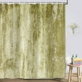 thumbnail image 4 of Yellow Abstract Texture Shower Curtain,Farmhouse Rustic Bath Curtain,Luxury Shower Curtain Bathroom Decor,Waterproof Washable Fabric Shower Curtain for Bathtub 72X84in, 4 of 6