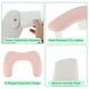 thumbnail image 5 of Descanso de brazo único para técnicos de uñas en forma de U con soportes desmontables y almohadillas antideslizantes, almohada de brazo rosa, 5 of 7