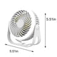 thumbnail image 3 of RKSTN portable fan Mini Fan Outdoor Portable Desktop Fan With Night Light High Wind Silent Charging Small Fan, 3 of 7