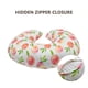 thumbnail image 2 of Funda de almohada Irfora Funda de almohada de lactancia para bebés Funda de almohada en forma de U Funda de almohada desmontable lavable con cremallera para lactantes (solo funda de almohada) Irfora Funda de almohada, 2 of 5