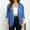 Blue, variant on Babcutegg Lightweight Cardigans for Women 3/4 Sleeve Open Front Soild Color Tops for Women Blue