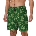 thumbnail image 2 of Haiem Christmas (2) Mens Swim Trunks with Compression Liner 2 in 1 Swimming Shorts Stretch Swimwear Quick Dry,Board Shorts-X-Large, 2 of 9