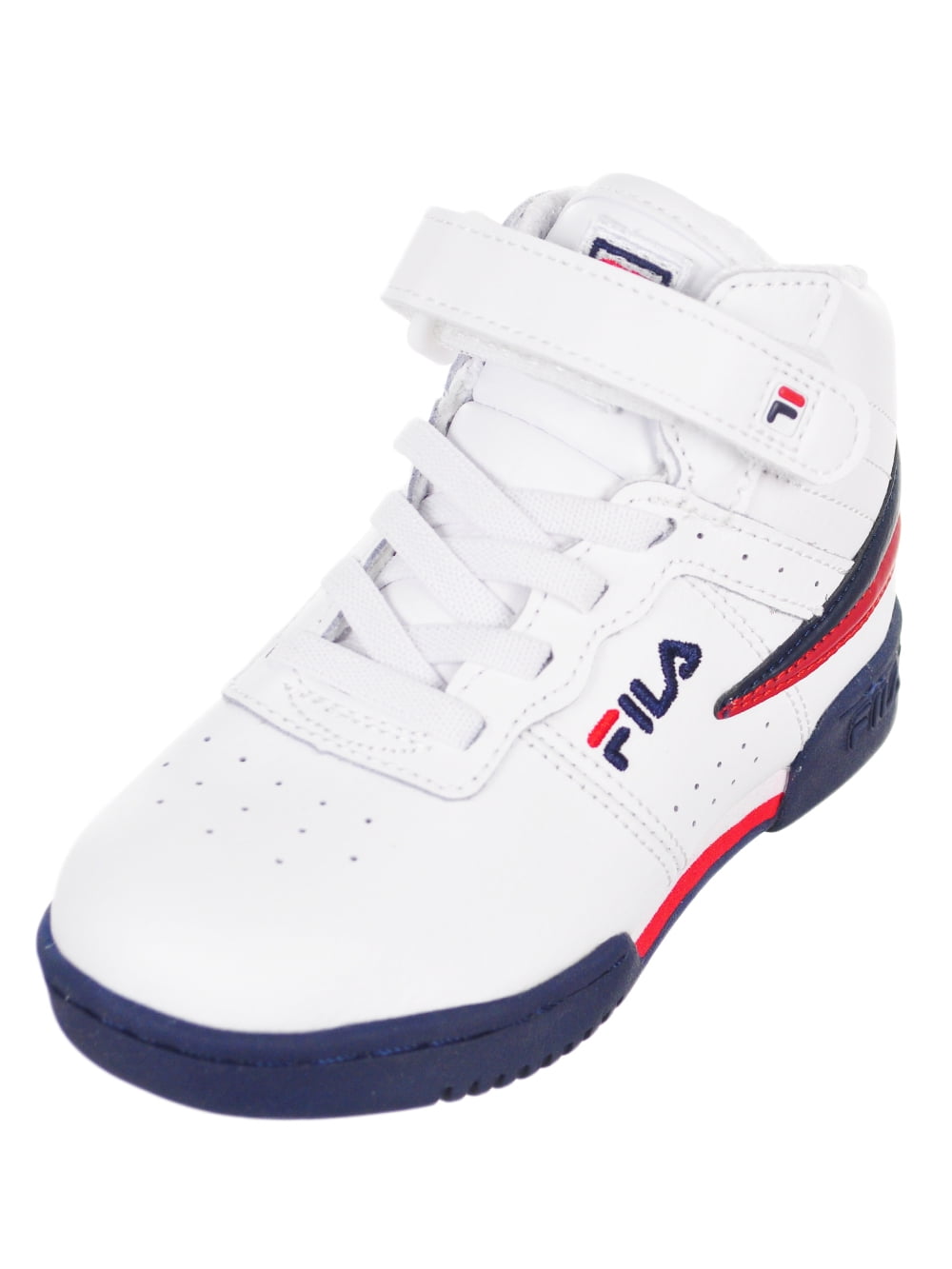 FILA - Fila Boys' F-13 Hi-Top Sneakers (Sizes 6 - 10) - white/navy/red ...