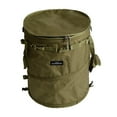 thumbnail image 2 of Wswqop smtyteeng 2 Camping Trash Can Folding 13 Gallon Waste Bin Portable Home Recycle Green Brown2, 2 of 9