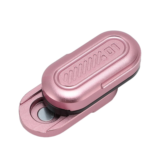 Metal Haptic Slider, Push Card Slider Toy 3 Layer Capsule Shape Inspired Textured for Travel Pink