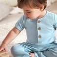thumbnail image 2 of Gerber Baby Boys Short Sleeve Rompers, 2 Pack, Size Newborn - 24 Months, 2 of 8