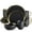 Black, variant on LOVECASA, 16-Piece Stoneware Dinnerware Sets, Dark Green and Gold Dinner Set, for 4 People