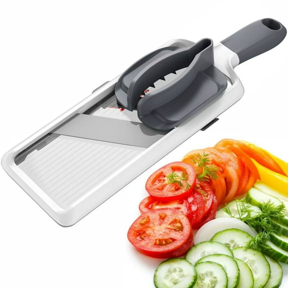 LIIGEMI Multi Vegetable Slicer-Safe Mandoline slicer for kitchen,Adjustable Stainless Steel Blade,Cutter for Fruits and Vegetables,Cabbage Shredder