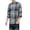 Green, variant on Long Sleeve Shirts for Men Collared Button Down Plaid Blouses Preppy Lightweight Tops Vintage Daily Shirt
