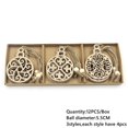 thumbnail image 1 of 12 unids/caja Vintage hueco Navidad colgantes de madera adorno de árbol de Navidad DIY artesanía de madera regalo para niños para el hogar decoraciones de fiesta de Navidad, 1 of 4