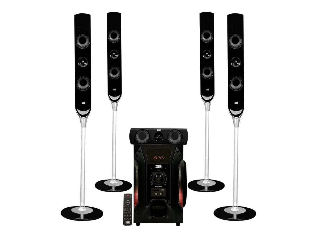 Acoustic Audio AAT1000 - Speaker system - 5.1-channel - 1000 Watt (total) Walmart.com