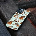 thumbnail image 4 of WIRESTER Shockproof Soft Rubber Cover Case for Apple iPhone 12 Pro Max 6.7" 2020, English Bulldog Funny Playful Postures On Aero Blue Background, 4 of 5