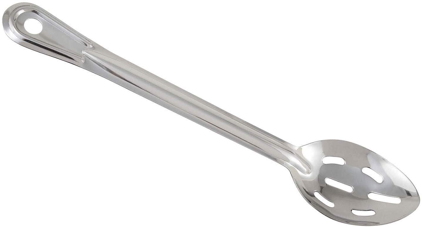 Winco Slotted Stainless Steel Basting Spoon, 15Inch