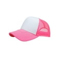 thumbnail image 1 of Perfectly Crowned Adjustable Snapback Trucker  Mesh Cap, Neon Pink, 1 of 1