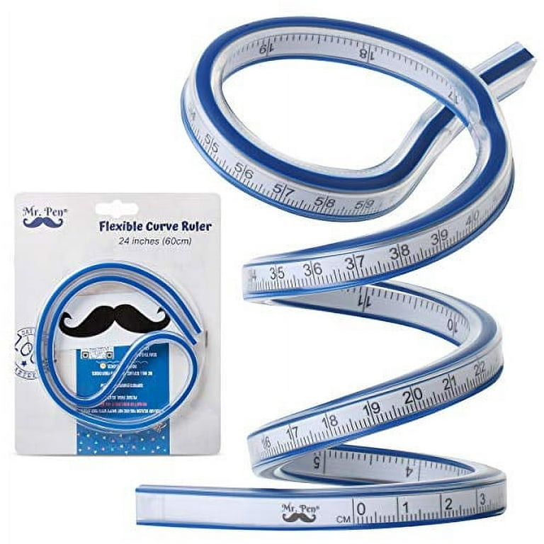 Wholesale OLYCRAFT 2PCS 2 Size Flexible Curve Ruler 16 & 24 Inch Plastic  Graphics Curve Ruler Engineering Curve Ruler Bendable Sewing Curve Ruler  for Drawing Sewing Tailor Measure Painting Teacher Gift 