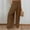Brown, variant on SNKSDGM Women's Plus Women's Pants Suit Black Cargo Pants Women Work Women's Casual Wide Leg Wide Leg Casual Pants Pocket Gathered High Waist Trousers M