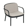thumbnail image 2 of Christopher Knight Home Contemporary Outdoor Lounge Chairs with Cushions, Black, Set of 2, 2 of 8