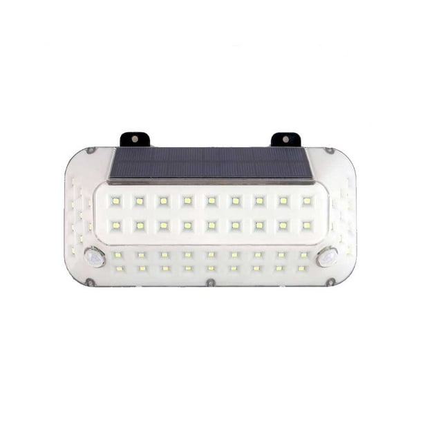 Matsuzay Luz de pared alimentada por energía Solar de PVC, funciona con luz, a prueba de polvo, detección de movimiento exterior, 500lm, 3 engranajes, Iluminación y accesorios Matsuzay HA073739-01