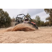 Coleman Powersports GK200 196cc Gas Powered Go-Kart, Two-Seater Off-Road Vehicle Up to 23 MPH, Rugged Suspension, Pull-Start Engine, Ages 13+, Red