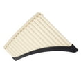 thumbnail image 3 of ZheElen Pan Flutes Resin Folk Musical Instrument for Musical Gift Music Lover beige 16 Pipes, 3 of 6