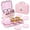 Pink Rabbit, variant on JoyStone 19PCS Kids Tea Party Set Includes Kettle, Princess Tea Time Toys Playset Kitchen Pretend Play Toy for 3-10 Years Old