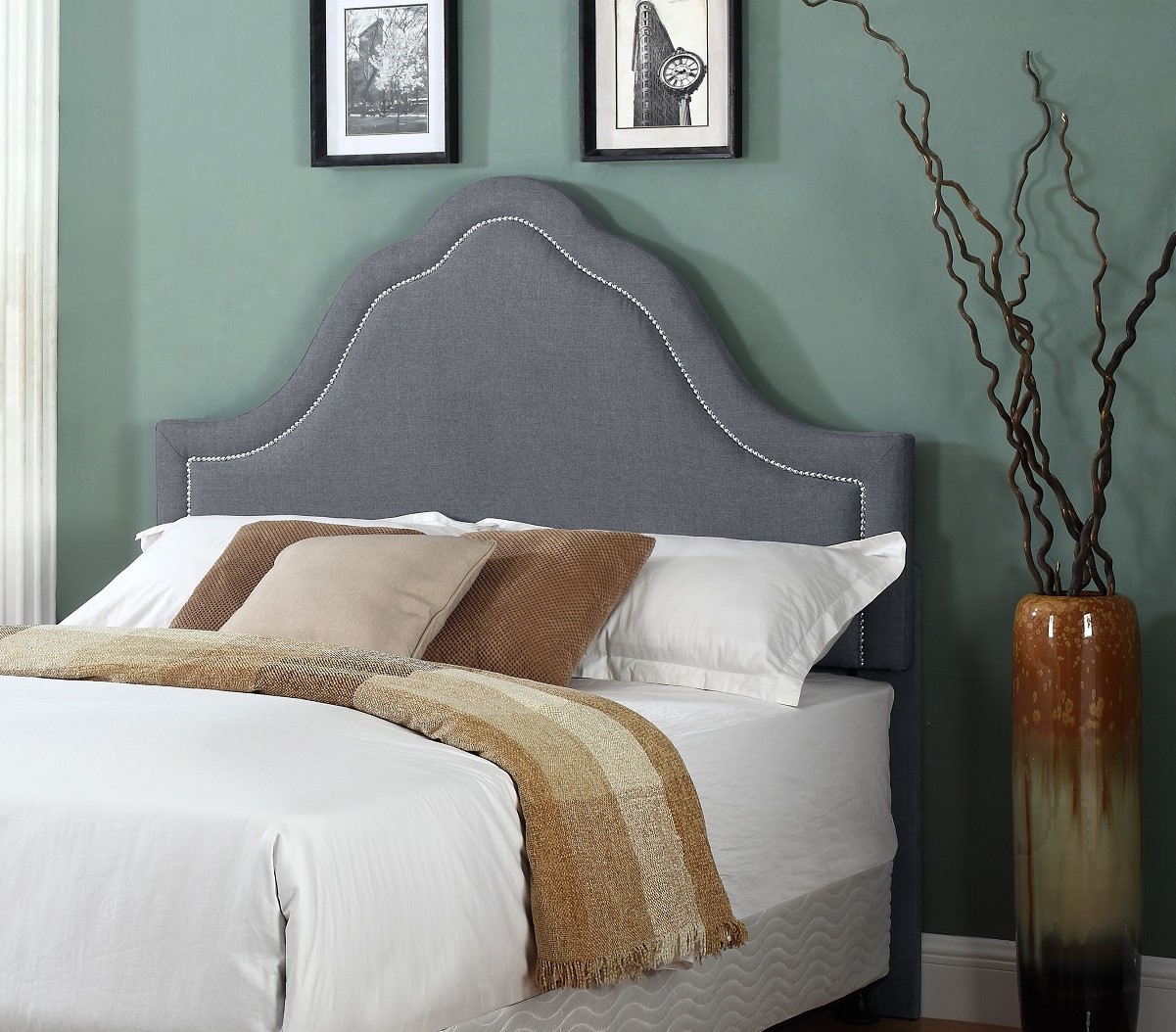 Mokane Upholstered Panel Headboard
