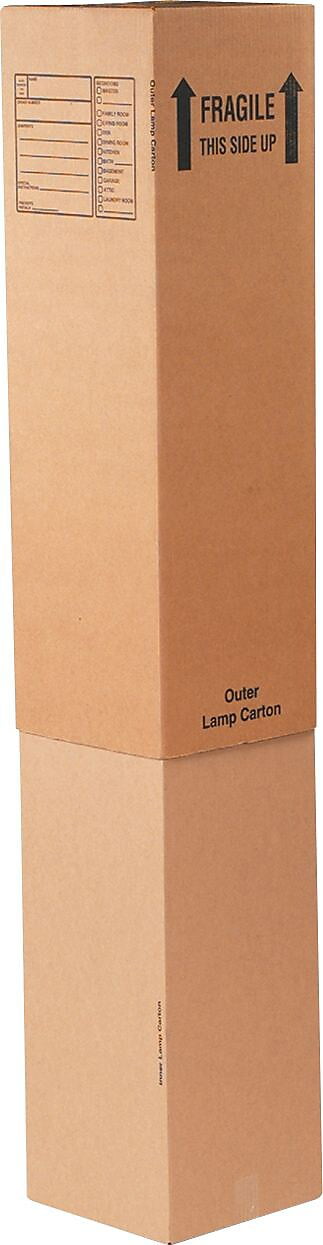 Lot of 65 lbs Capacity 12" x 12" x 14" Cardboard Corrugated Boxes 200#/ECT-32 