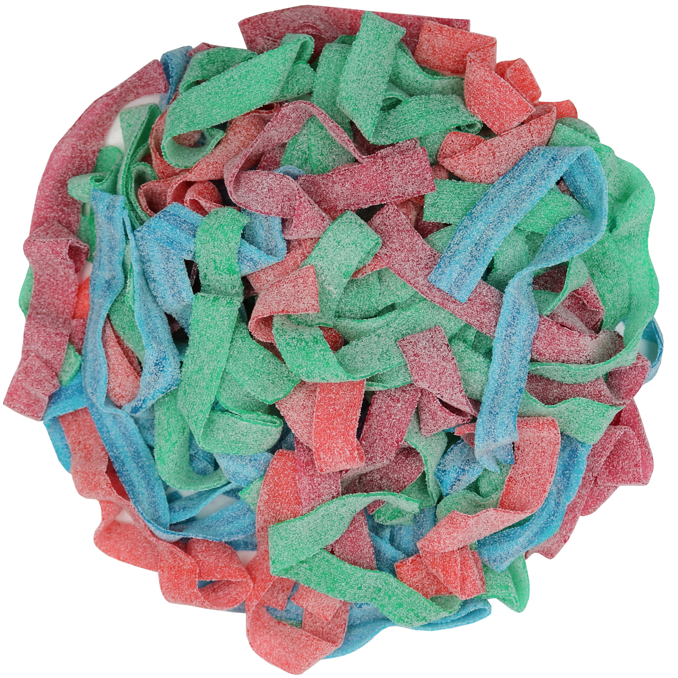 Sour Assorted Flavor Gummy Candy Belts 2 Pound