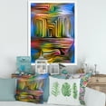 thumbnail image 3 of Designart 'Colour Spiral Fusion VIII' Modern Framed Art Print, 3 of 4
