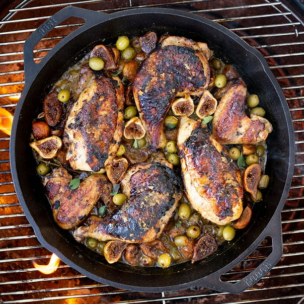 Lodge Cast Iron Savor the Outdoors Seasoned 13.25