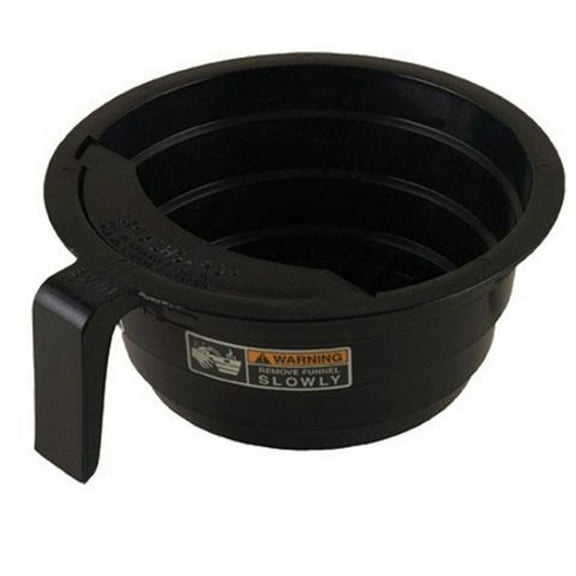 BUNN 20583.0003 SplashGard Black Plastic Funnel with Decals
