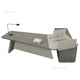 thumbnail image 3 of Creative Irregular Boss Work Desk Fashion Creative Manager Boss Desks Table Chair Bookcase Set Modern Office Furniture My Lux Decor Round, 3 of 12