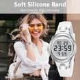 thumbnail image 2 of Digital Watch For Women Minimalist Digital Sports Watch with Alarm/Stopwatch/Back Light Waterproof Watch Gifts for Women, 2 of 9