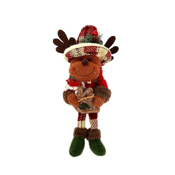 Hwkond Christmas Indoor Decorations Christmas Tree Decoration Hanging New Snowman Doll Christmas Holiday Window Decoration High Hat Doll Small Hanging Gift