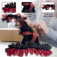 thumbnail image 3 of Slccxzc Foldable Witch Hat Dark Bat Wizard Wide Brim Pointed Gothic Lolita Headwear for Halloween Party, 3 of 7