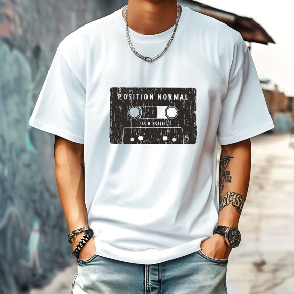 Men's T Shirt Round Neck Patterned Tee Summer New Sports Shirt Vintage Style Gift for Friends XS