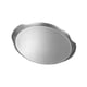 thumbnail image 4 of Plato de acero inoxidable para cena, platos para aperitivos, versátil, moderno plato de postre, plato para servir para restaurante, cafetería, comedor B, 4 of 9