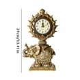 thumbnail image 3 of Animal Clock Ornament Desktop Desktop Animal Clock Clock Ornament Home Living Room Retro Cabinet Clock Ornament, 3 of 8