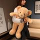 thumbnail image 2 of 40/60/80cm Lovely Teddy Bear Special Material Bow Tie High Quality Plushie Bear Stuffed Animal Good Gifts For Kids Birthdaydark brown60cm Deng Xun unisex, 2 of 2